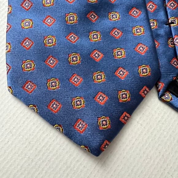 Carrot & Gibbs Blue Silk Tie - Picture 6 of 7